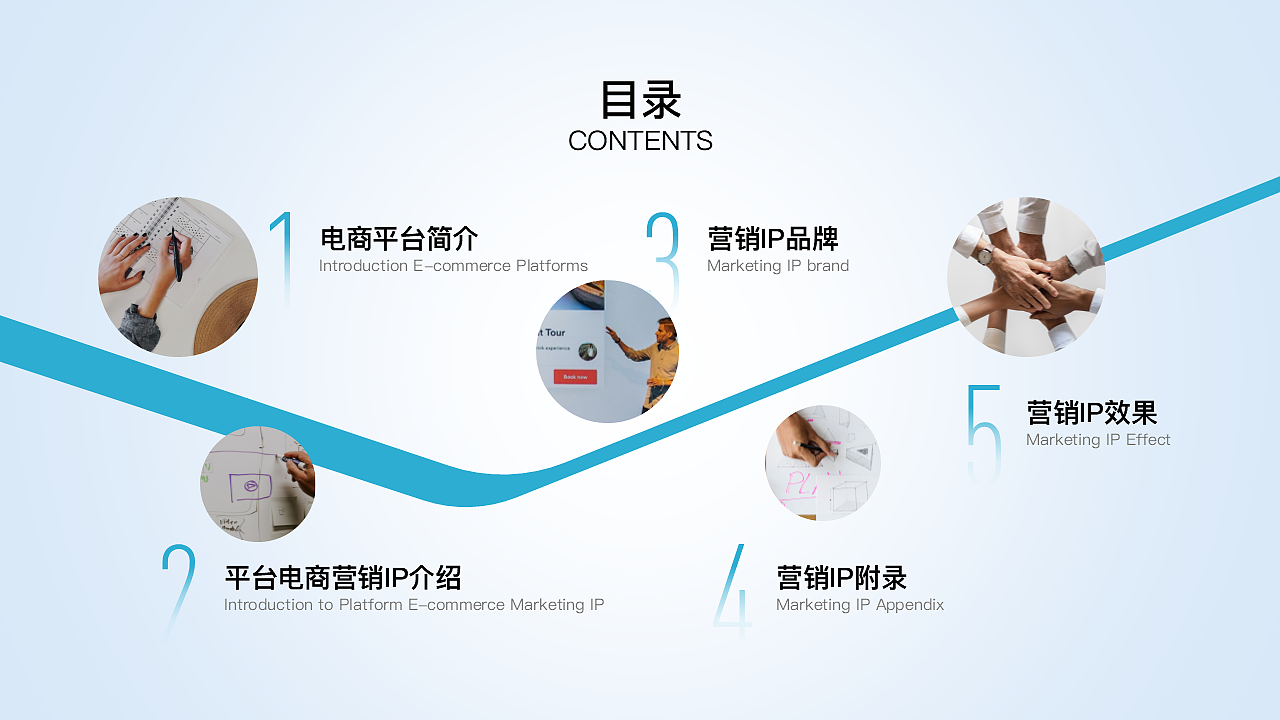 原创30页ppt模板工作汇报课件青绿色商务简约