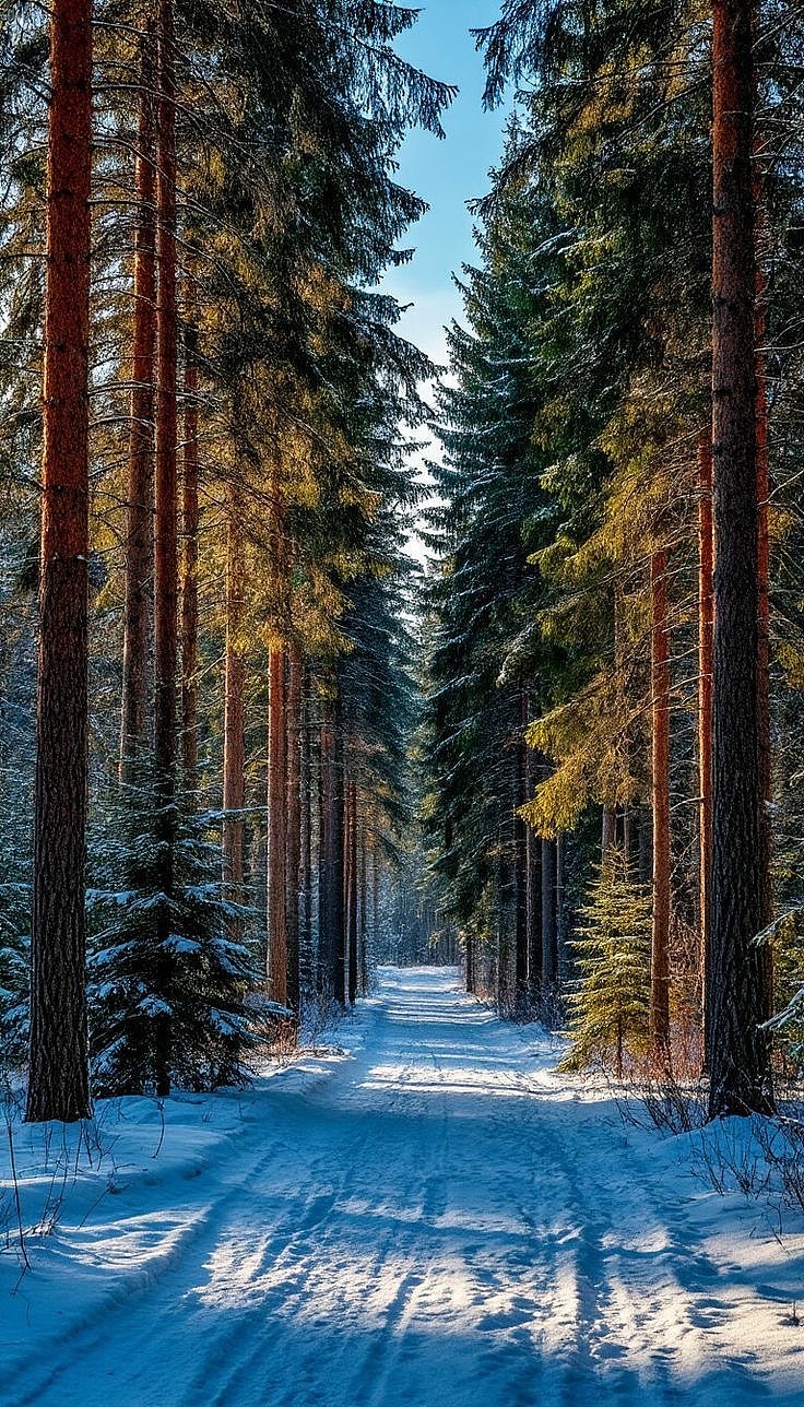 雪霁松风：一场与冬日森林的静谧对话…