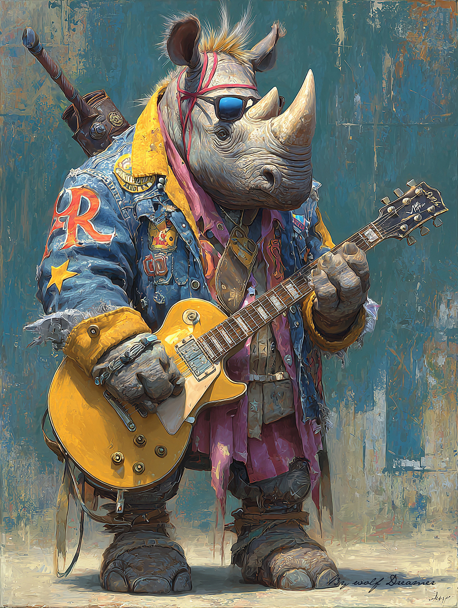 超现实废土风格|猛兽摇滚明星Rock