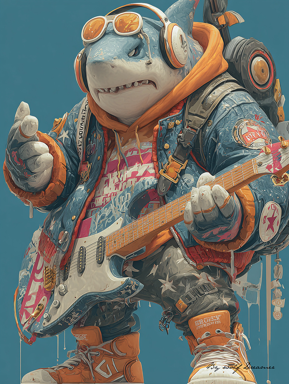 超现实废土风格|猛兽摇滚明星Rock