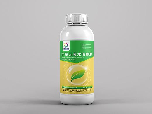 化肥瓶装瓶贴包装设计