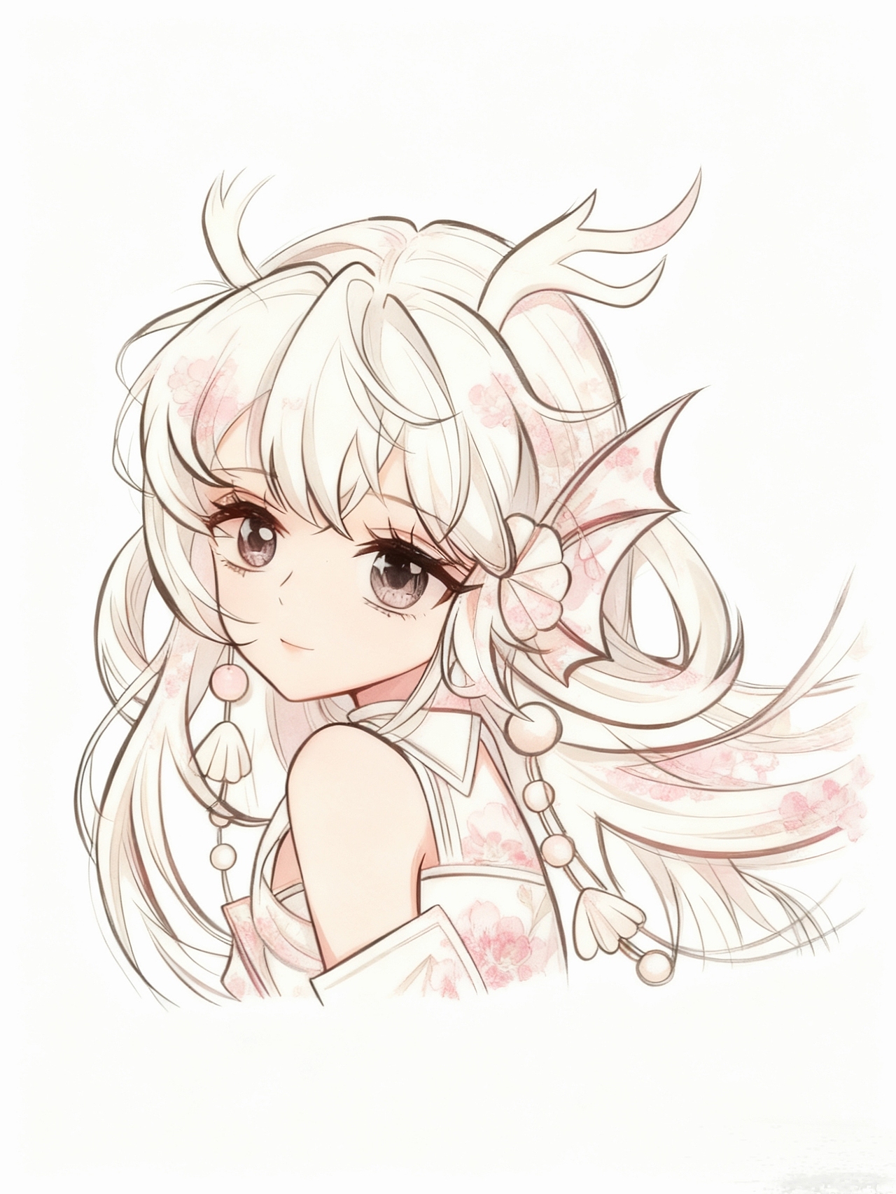 同一张线稿,换4种色调能有多惊艳?