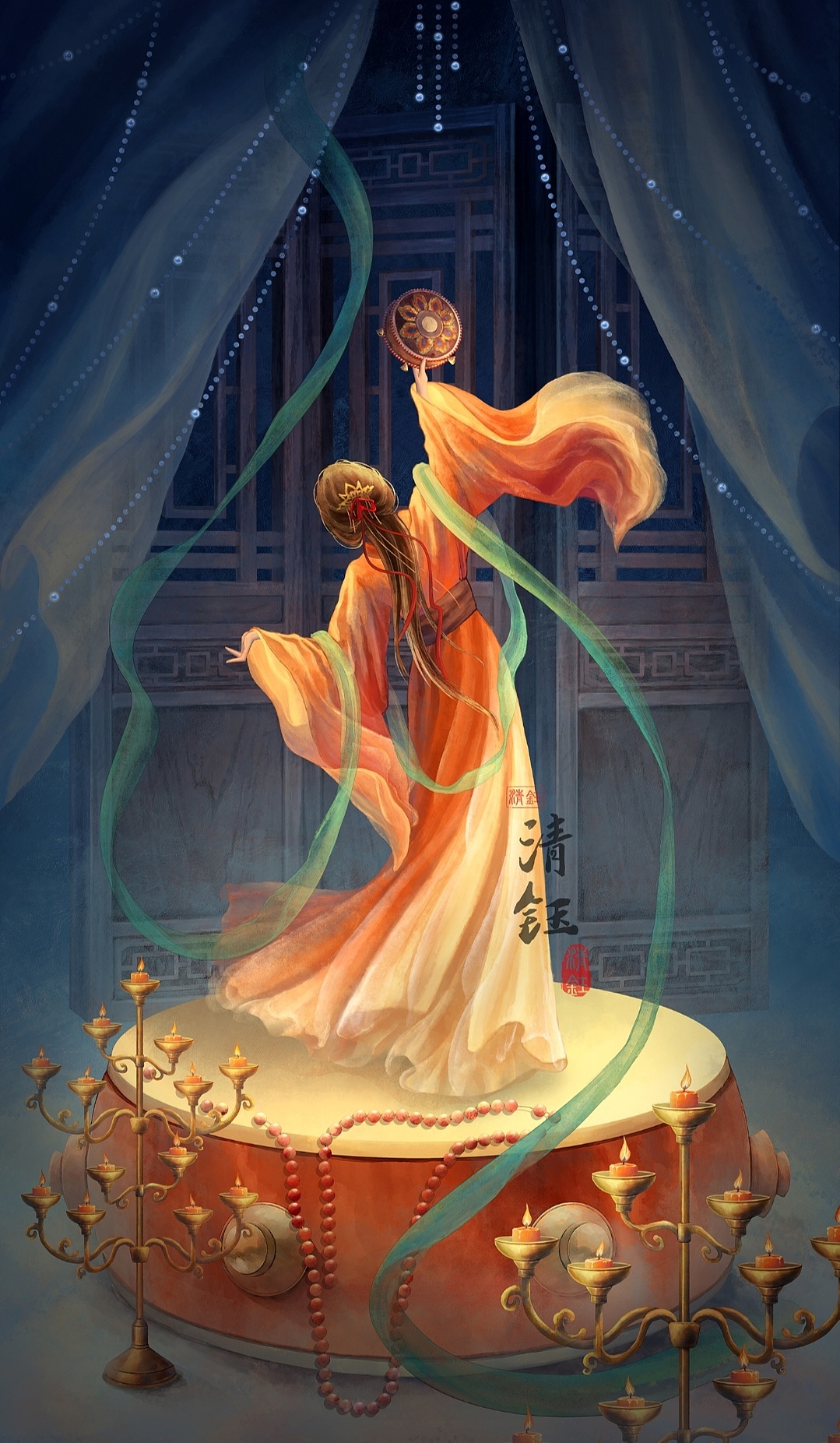 手鼓舞（圖ZMzk5MDQ2MTg0） - 創(chuàng)作習(xí)作 - 站酷設(shè)計師沐_清鈺原創(chuàng)素材 - 站酷ZCOOL