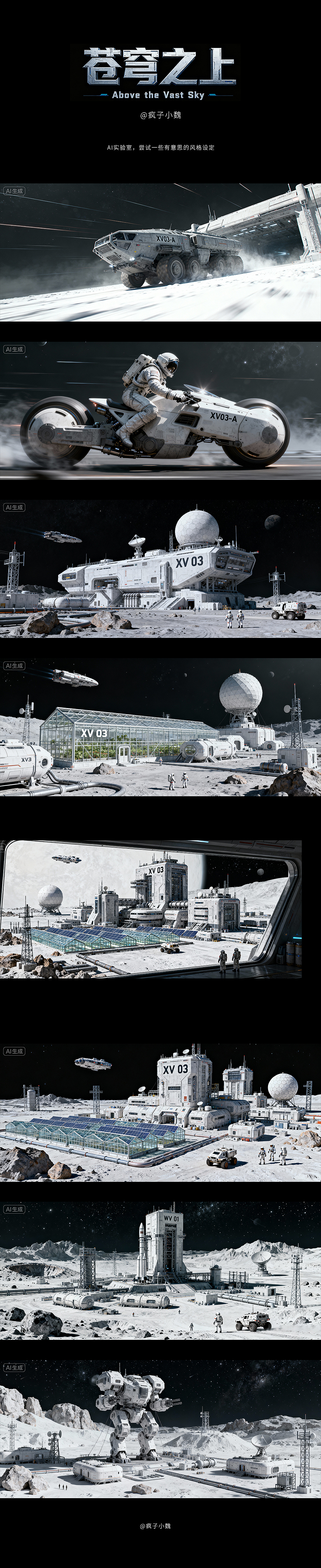 《苍穹之上》AI科幻风格实验性尝试