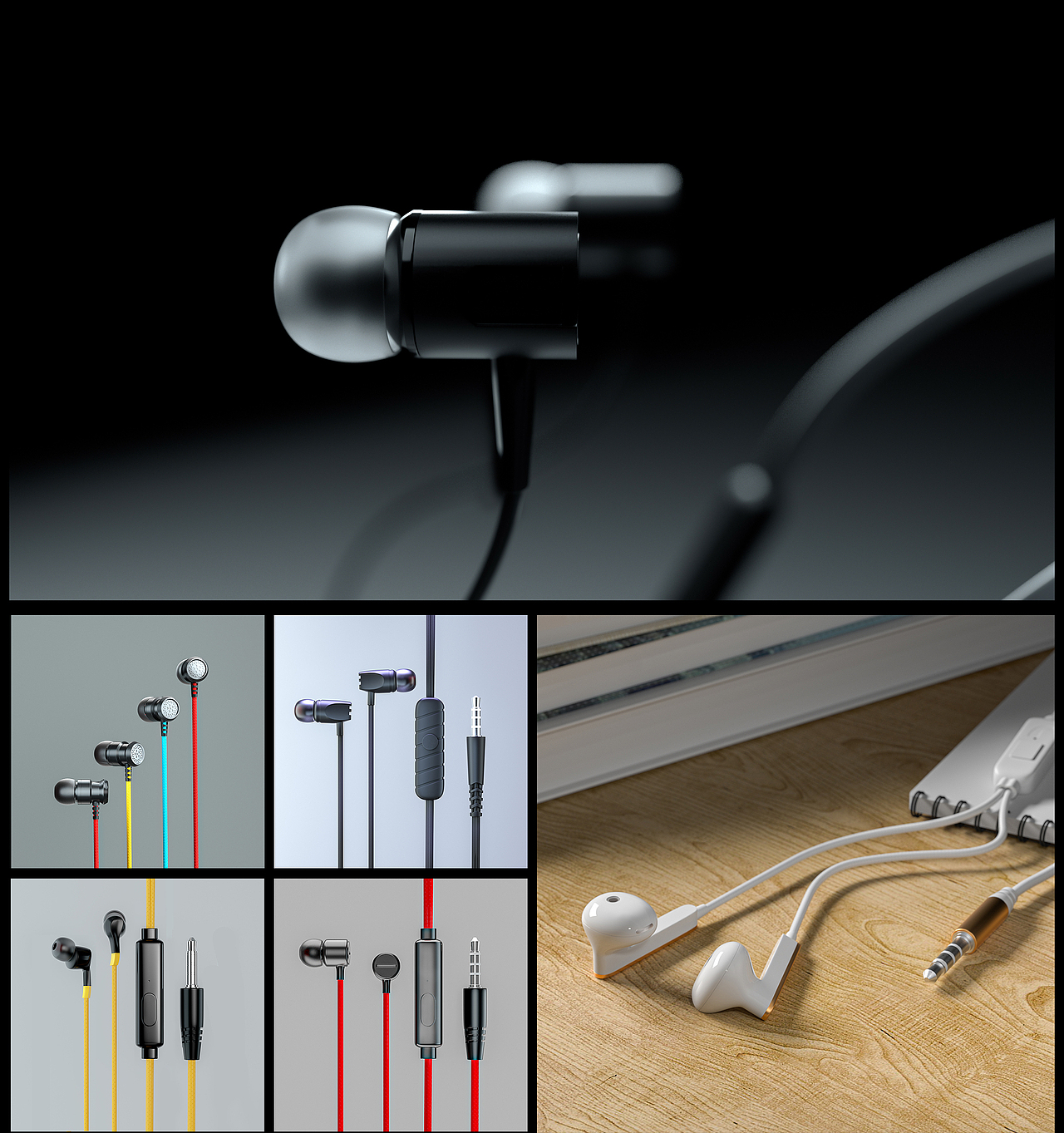 产品渲染|耳机合集（图ZMzk5MDUyOTg0） - 产品 - 站酷设计师Je梁原创素材 - 站酷ZCOOL