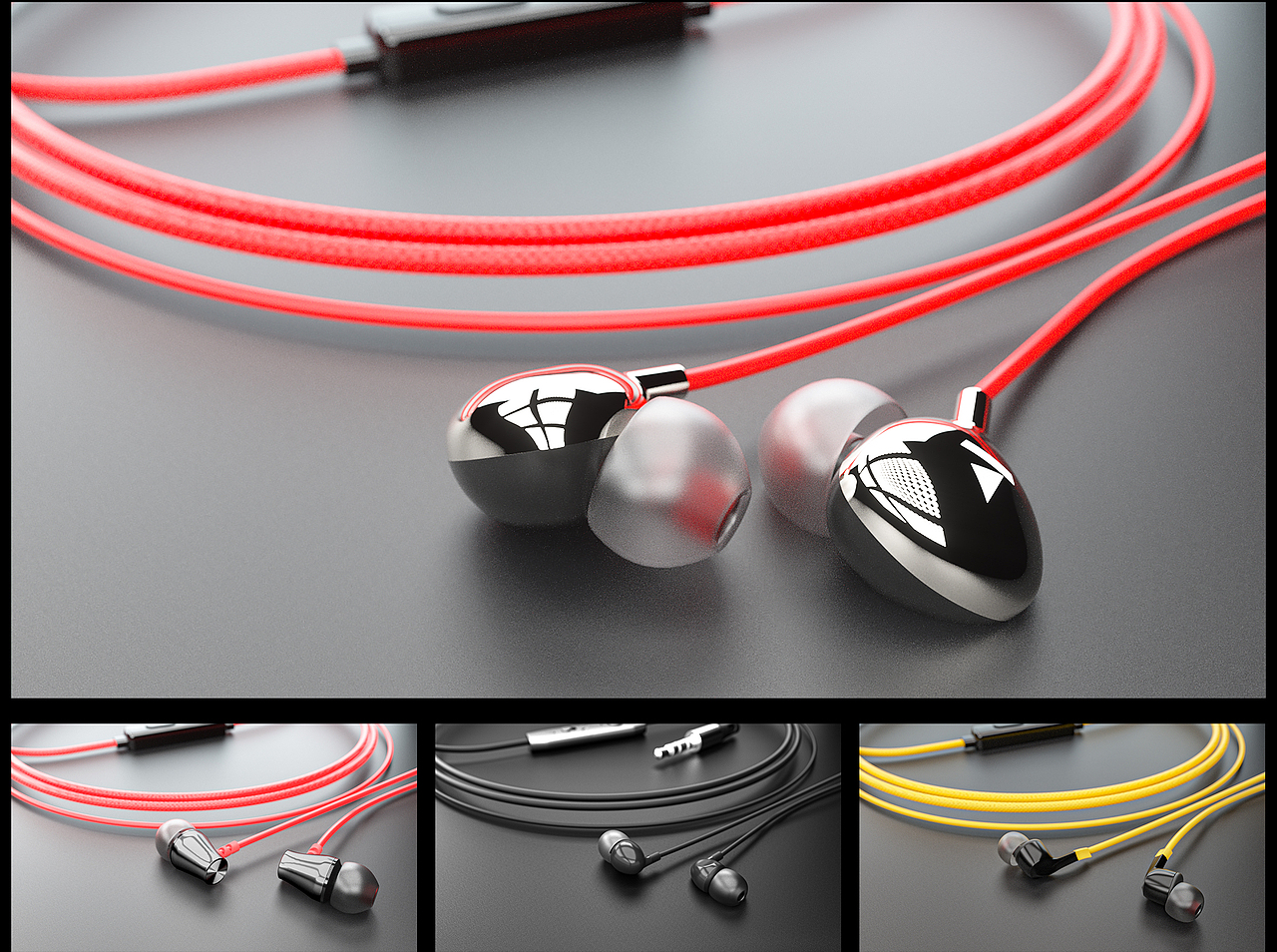 产品渲染|耳机合集（图ZMzk5MDUyOTgw） - 产品 - 站酷设计师Je梁原创素材 - 站酷ZCOOL