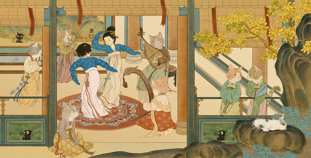 近期作品（古风插画）