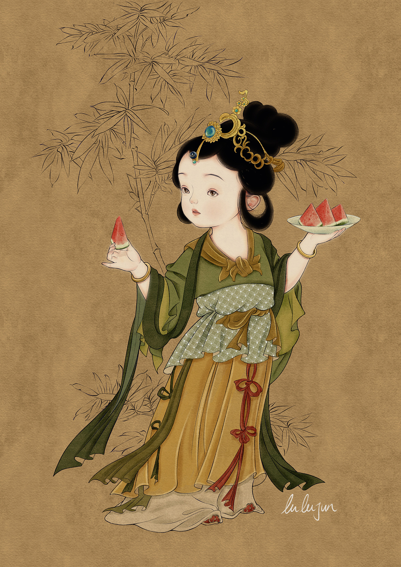 近期作品（古风插画）