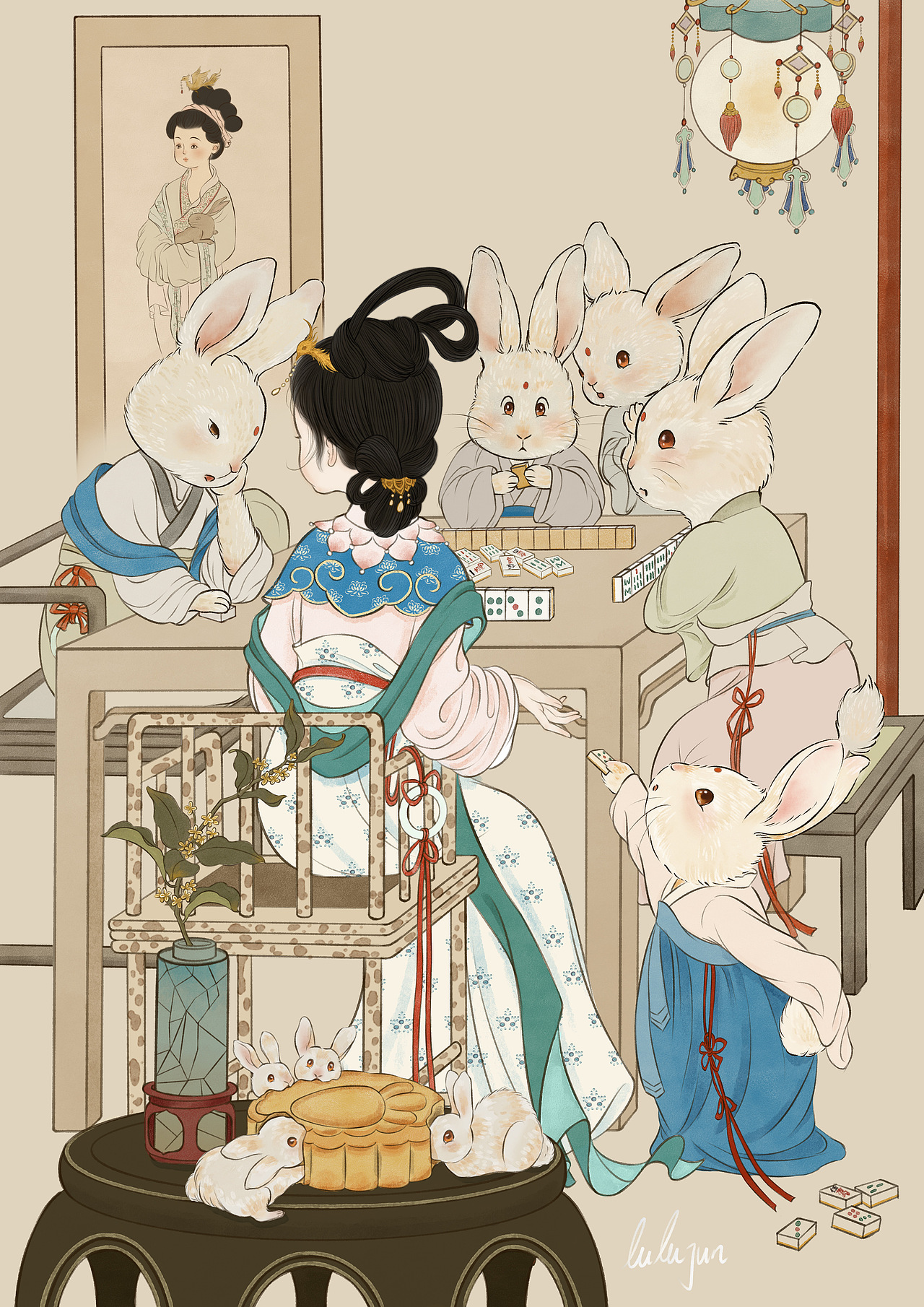 近期作品（古风插画）