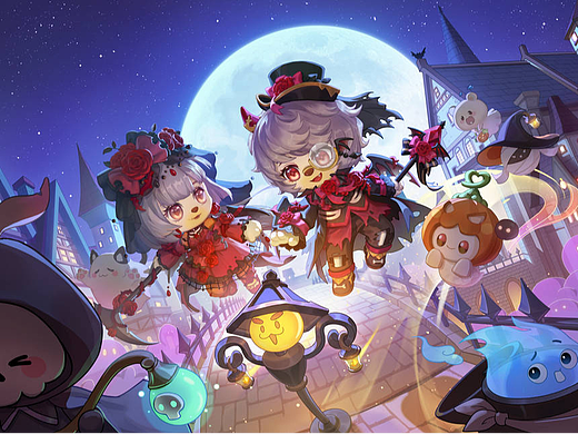 成员作品（平涂卡通