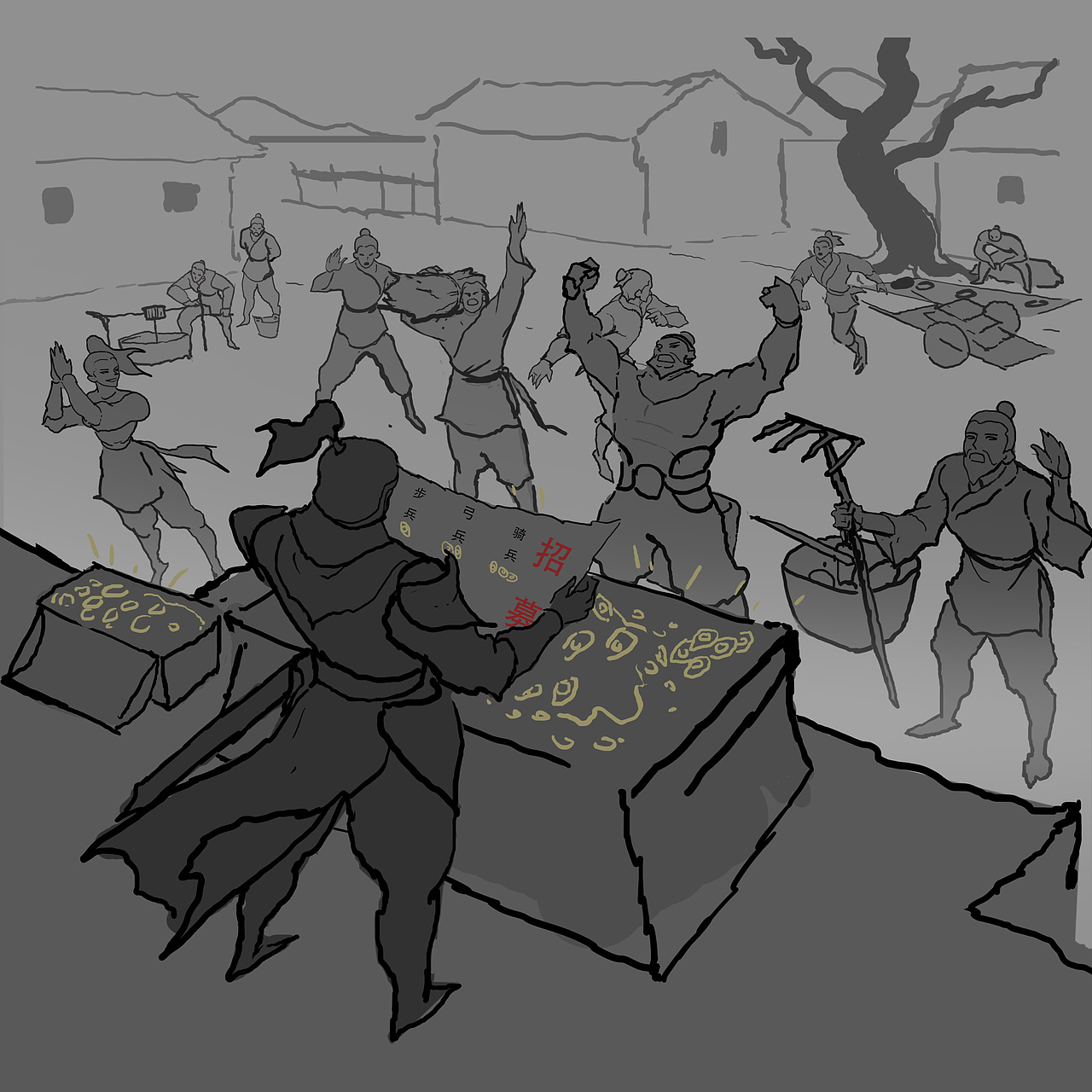 ​七雄纷争（图ZMzk5MDYyMjky） - 游戏原画 - 站酷设计师DQ_HUNTER原创素材 - 站酷ZCOOL