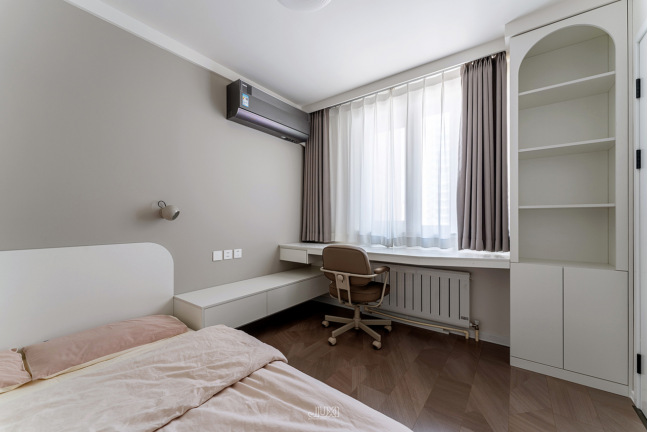 同色系的高级感,可以折叠的厨房解锁光影流动