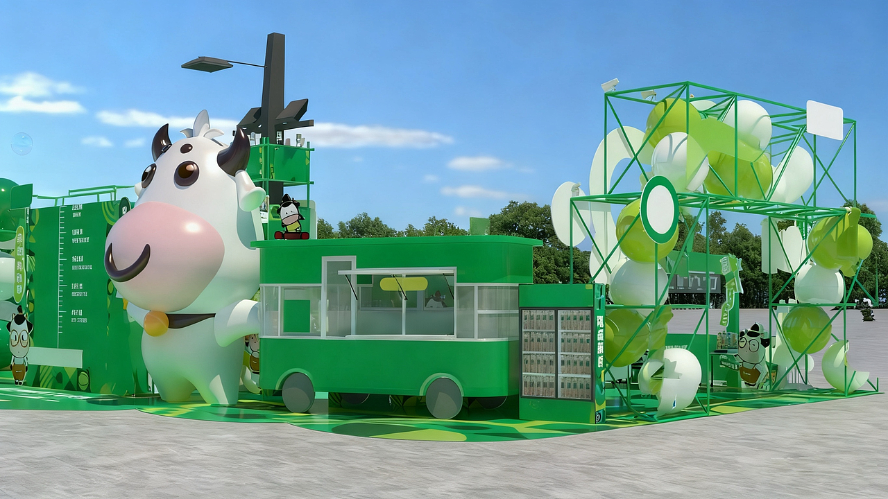 乳业品牌运动会主题展会