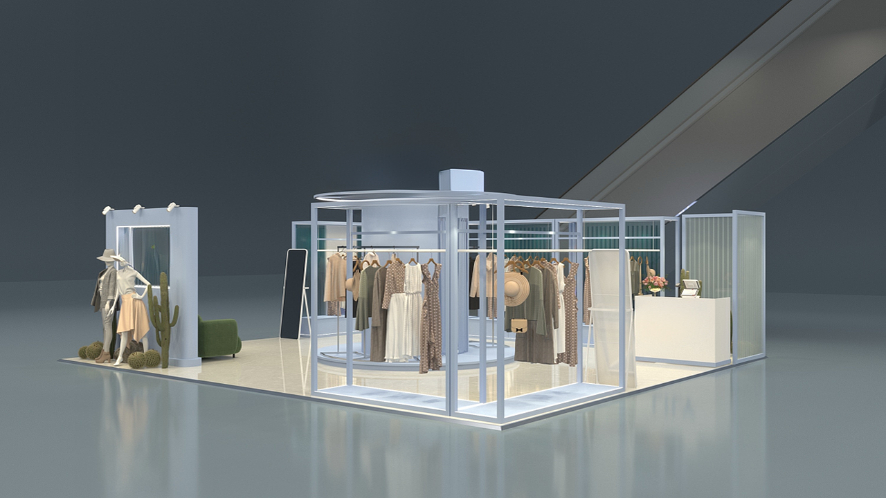 女装品牌商场展柜