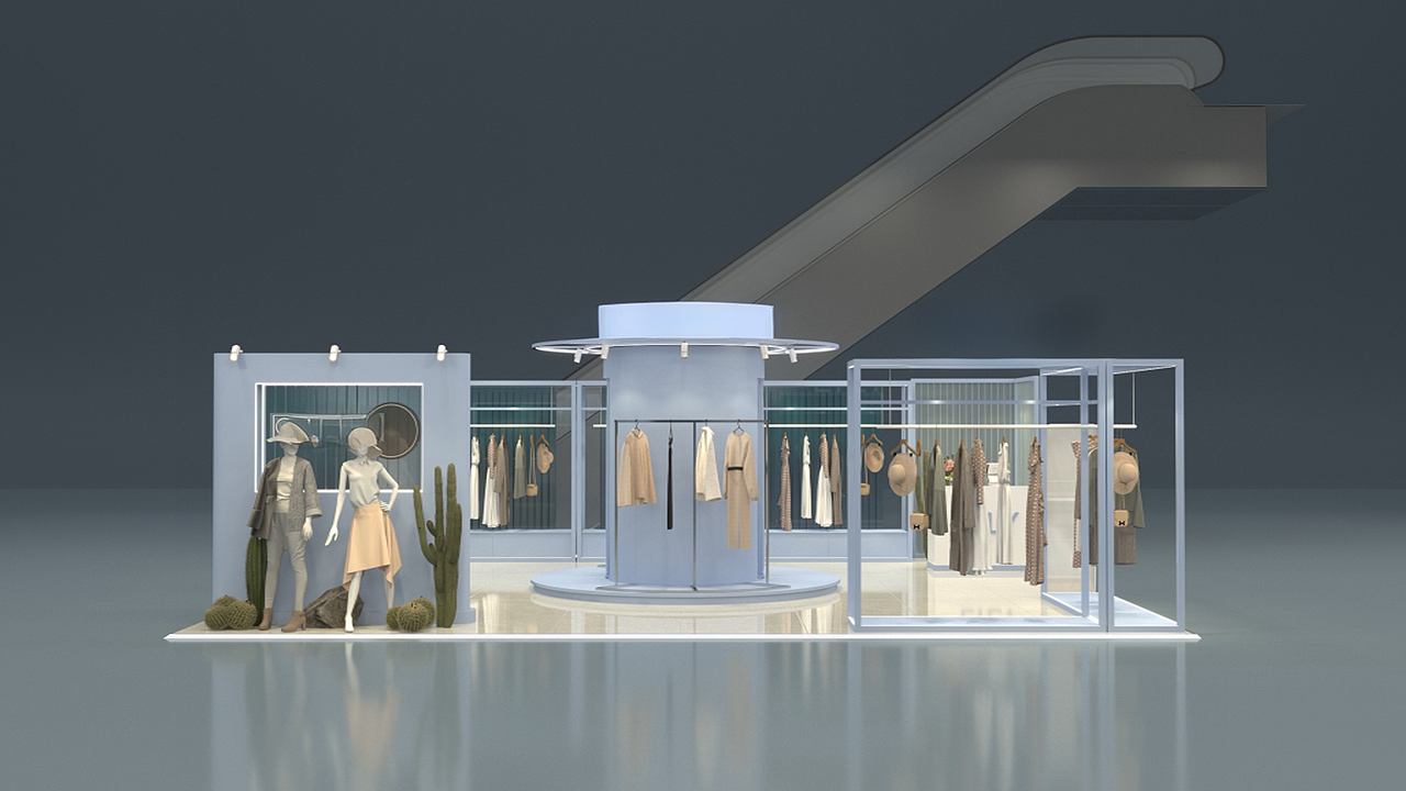 女装品牌商场展柜