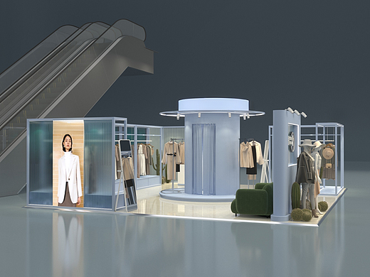 女装品牌商场展柜
