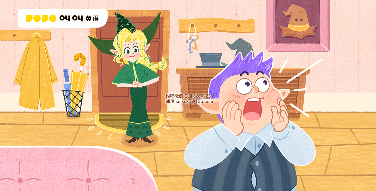 英语绘本系列(线上书部分页面)