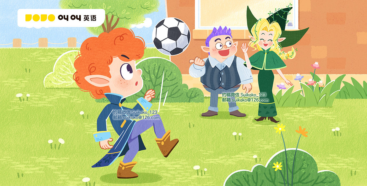 英语绘本系列(线上书部分页面)