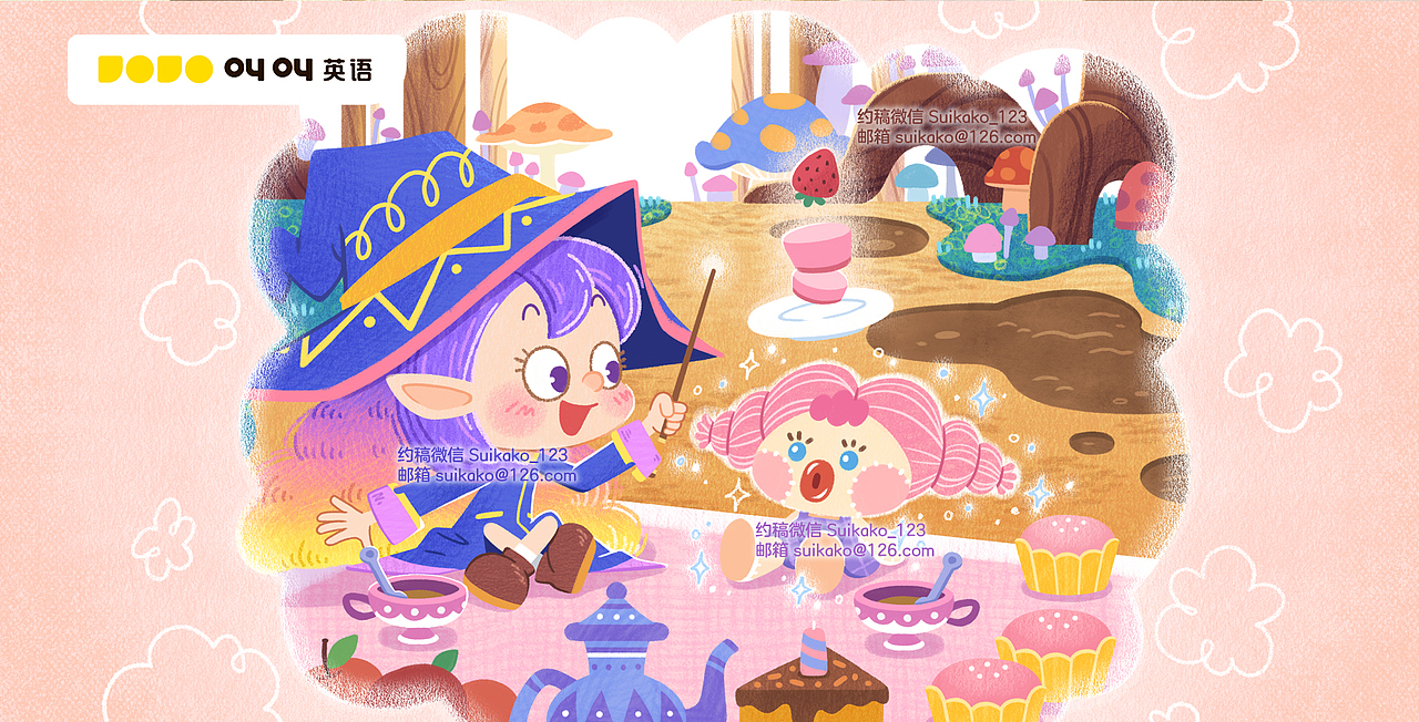 英语绘本系列(线上书部分页面)