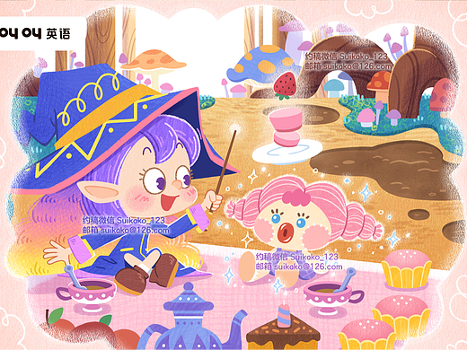 英语绘本系列（线上书部分页面）