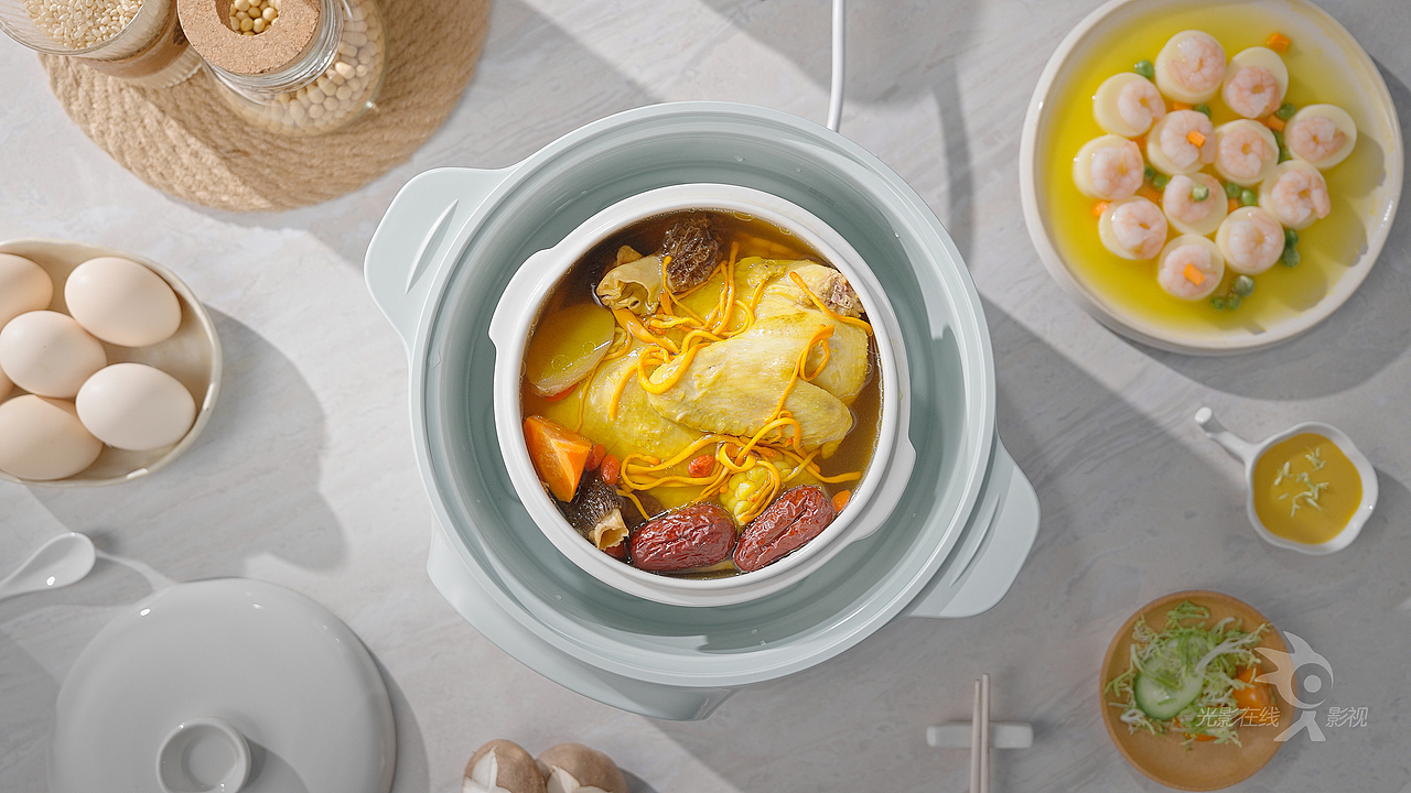 SUPOR苏泊尔电炖锅|白陶炖锅|陶瓷炖锅|养生锅|蒸炖锅