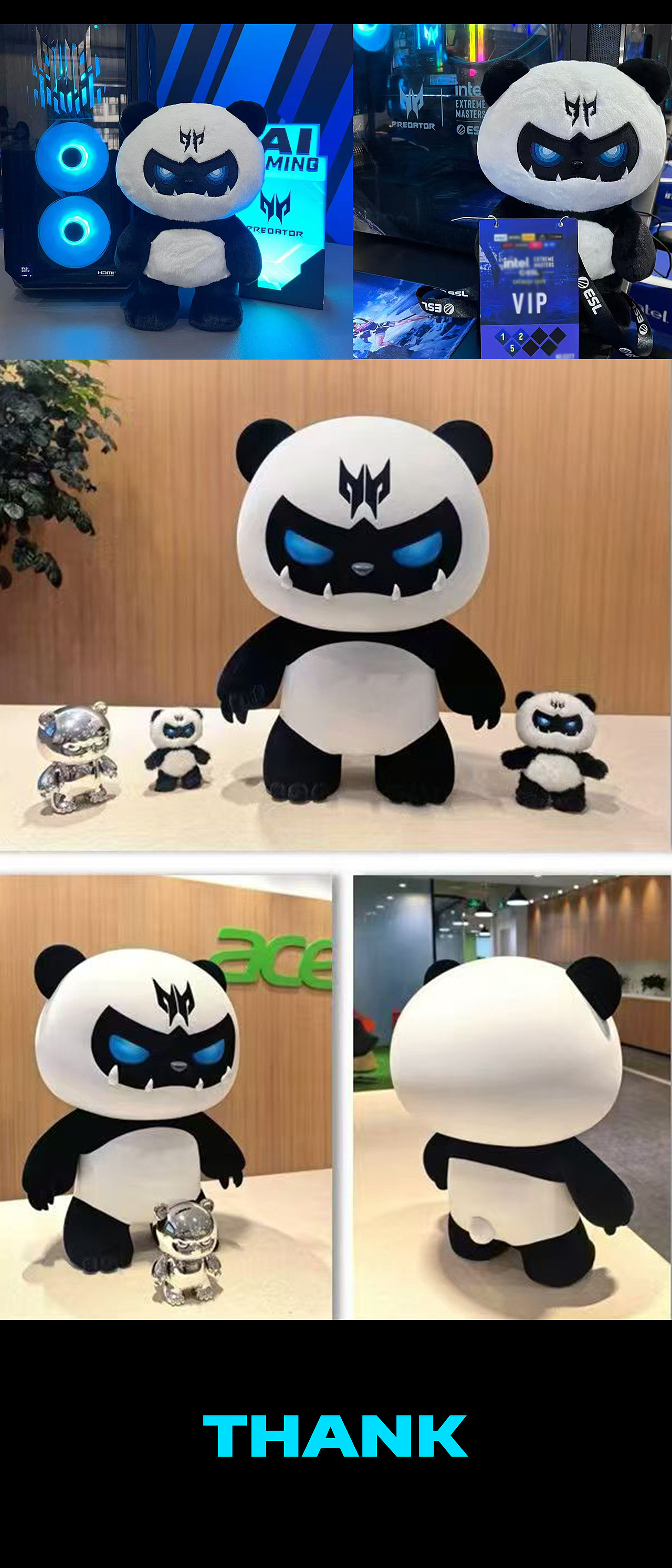 IP设计|宏碁Acer·掠夺者Predator|赛博熊猫IP设计