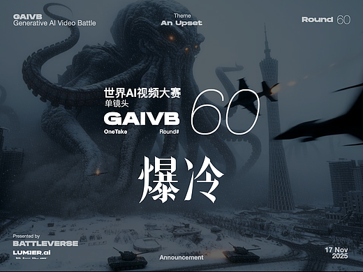 BATTLEVERSE x 站酷 | 世界AI视频大赛:爆冷