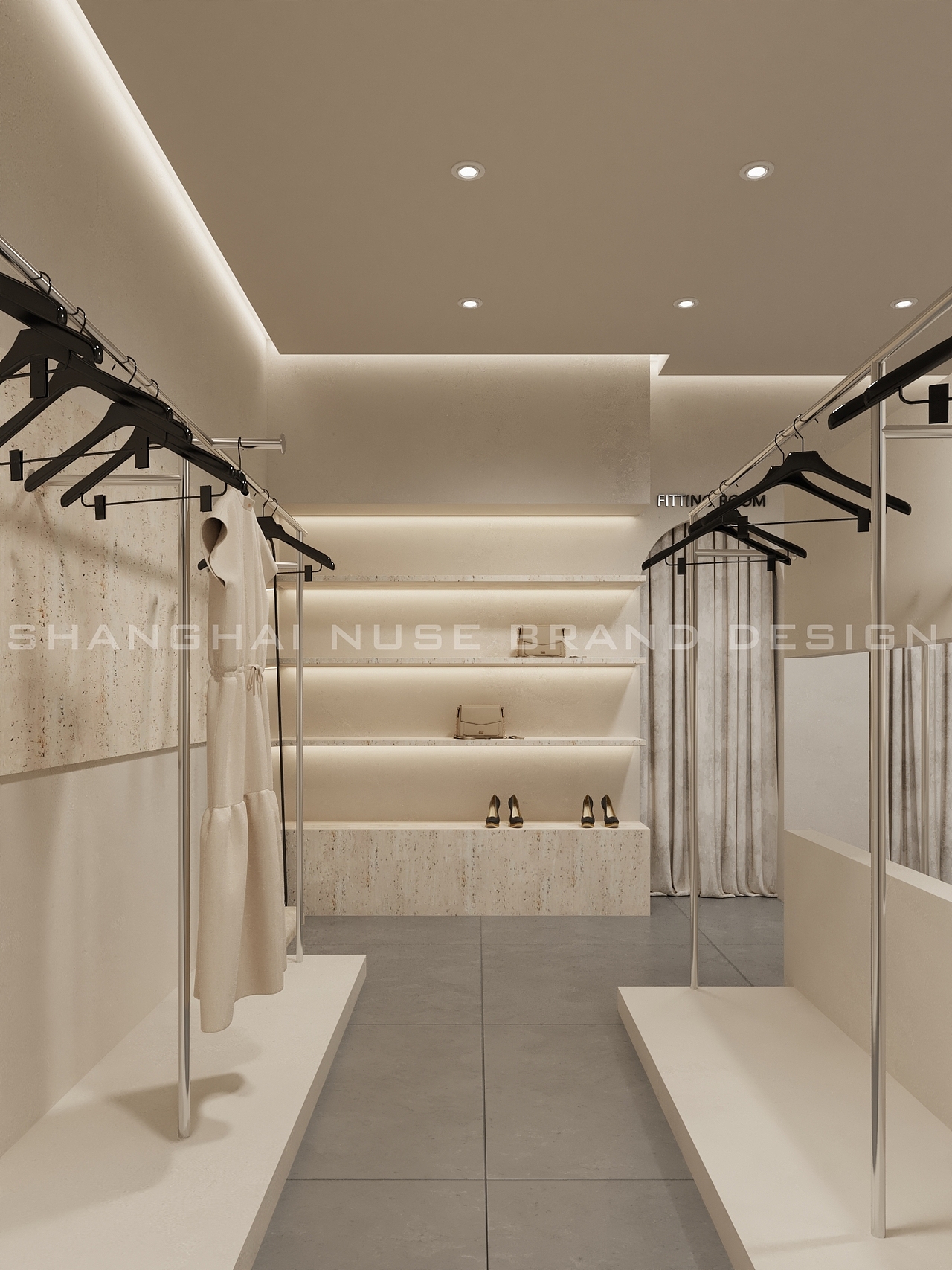 服装店设计:新中式极简为笔,书写东方时尚的现代答卷