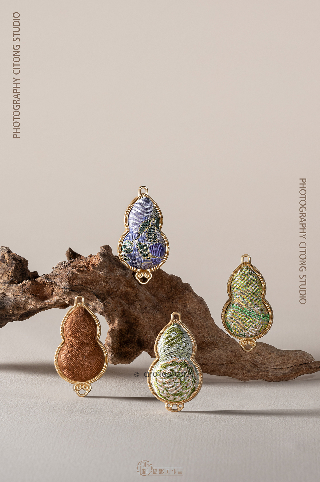 产品摄影|中式|非遗宋锦胸针