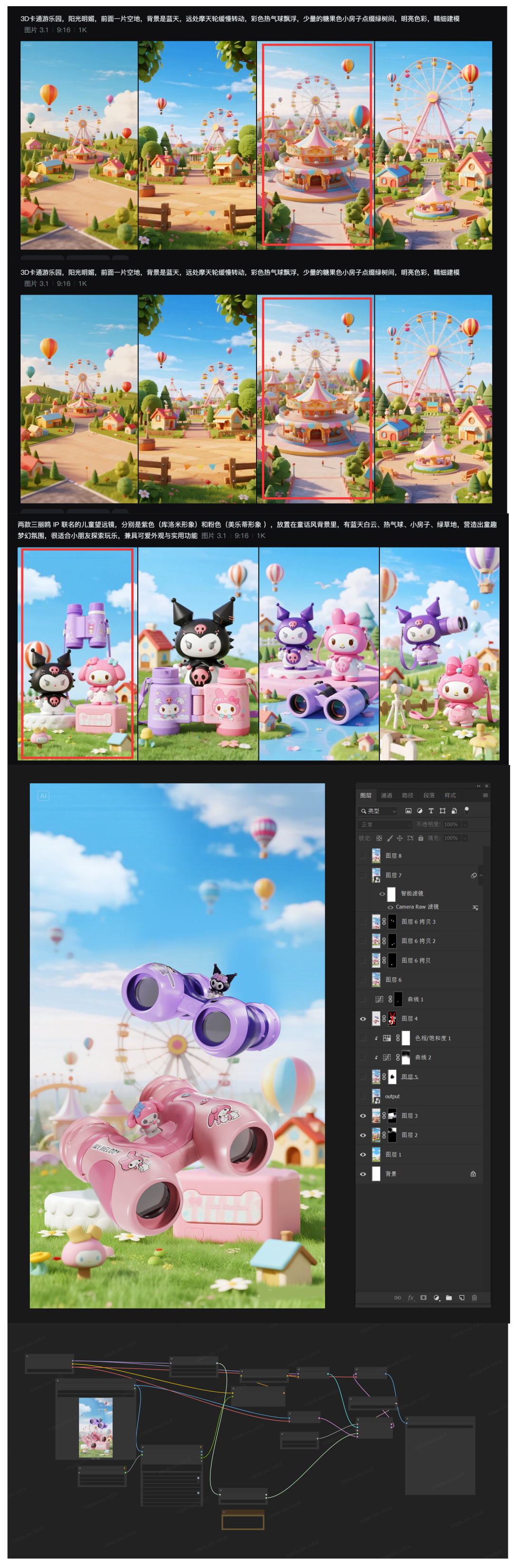 儿童望远镜ai详情设计案例分享
