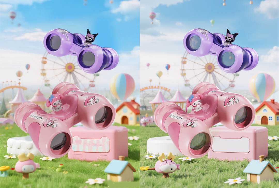 儿童望远镜ai详情设计案例分享