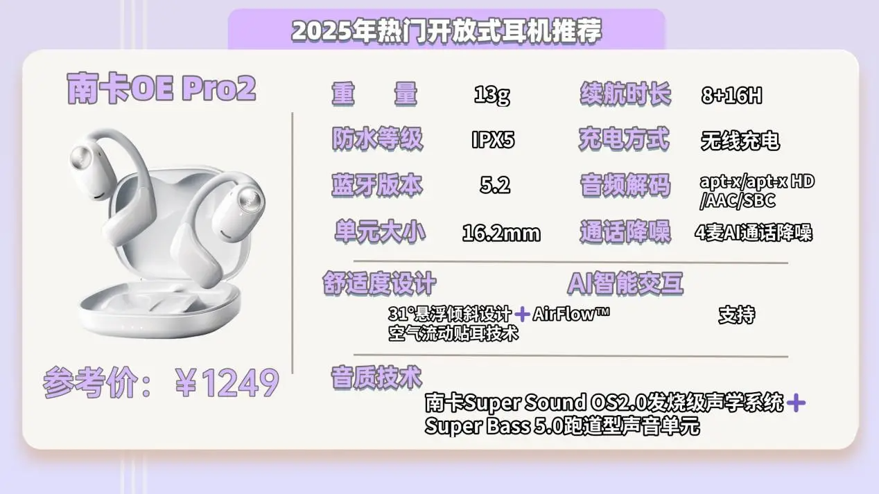 蓝牙耳机哪个品牌好?怎么选?2025十大好口碑蓝牙耳机推荐清单!