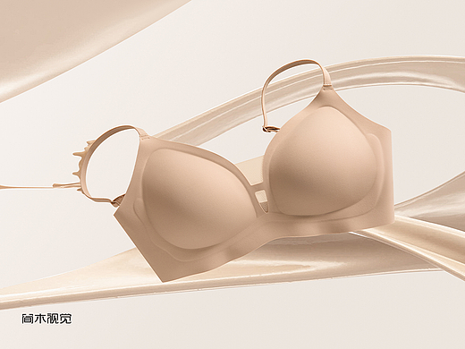 女士内衣电商产品摄影丨简木视觉女士文胸静物平铺摄影