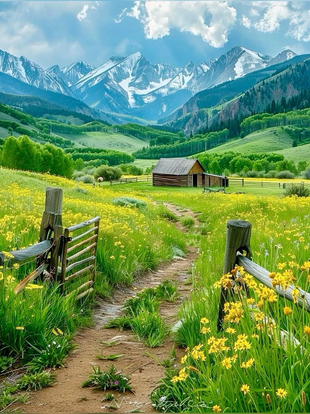 山野之间，放飞自我