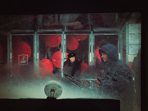 Through the frozen windowFrom the bus. Part 3