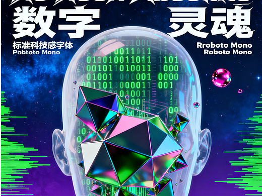 《数字灵魂》- 科技主题 | 酸性美学AI