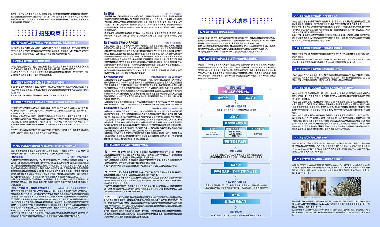 中国人民大学宣传物料（主视觉，三折页，公众号长图）