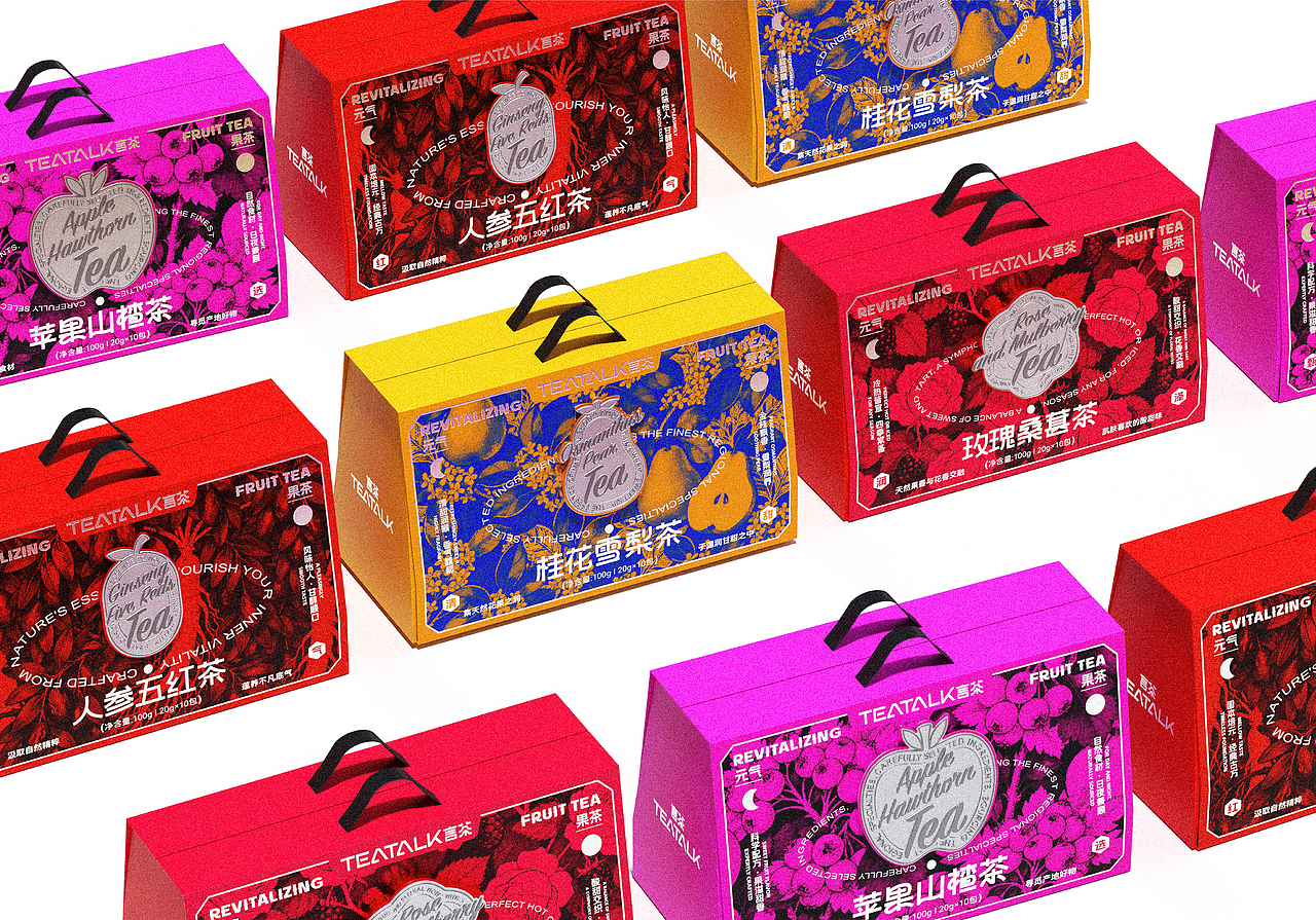 包装 I 言茶果茶系列包装设计