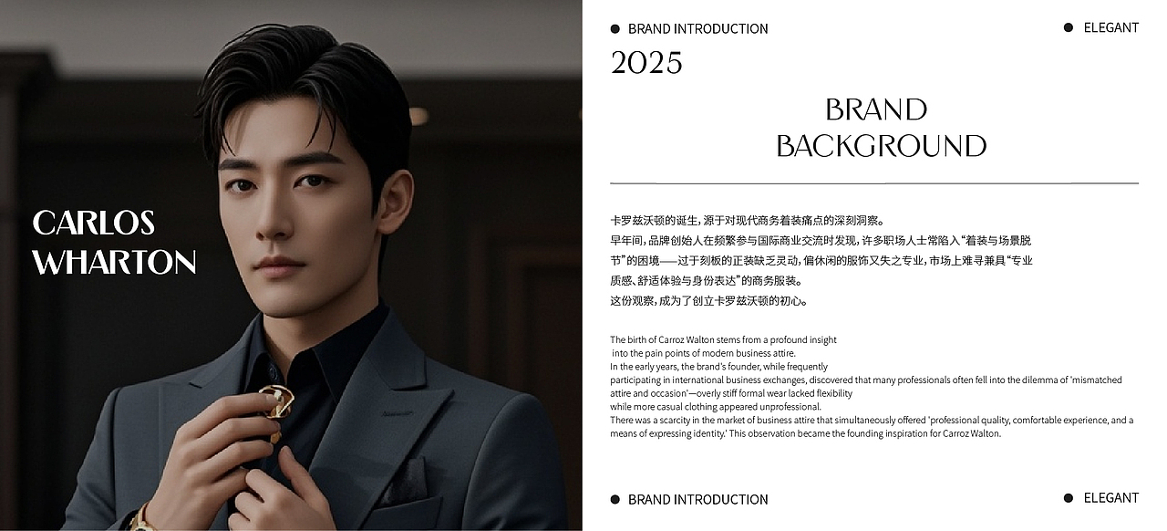 <卡罗兹·沃顿>男装品牌视觉提案 | 浪课江湖