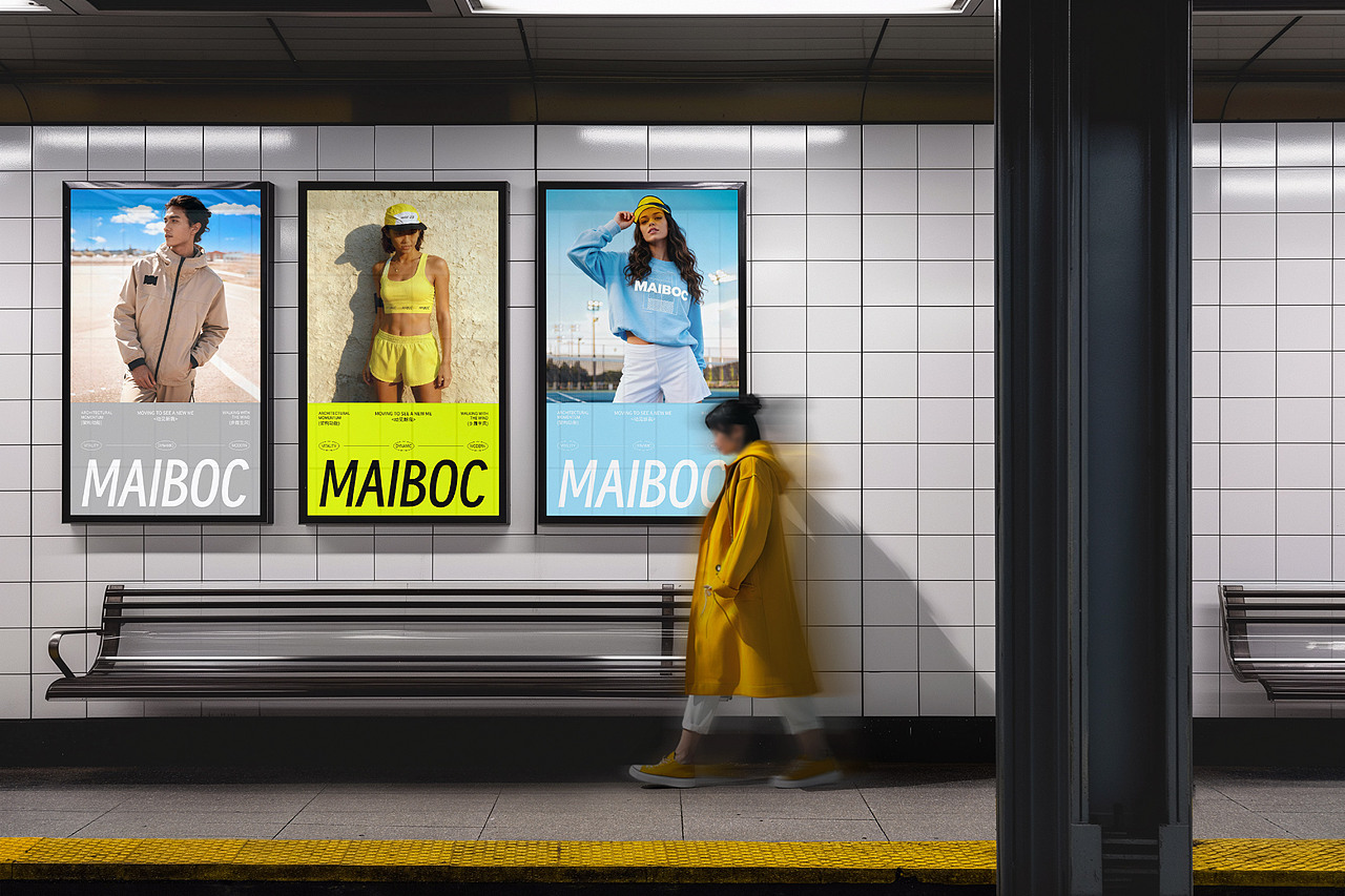 <MAIBOC迈步>运动服装品牌视觉全案 | 浪课江湖