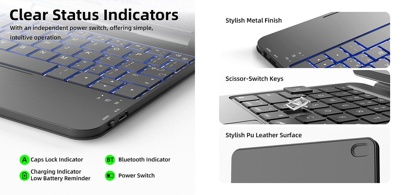 Mini7扁轴妙控蓝牙键盘