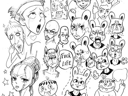 漫画日常练习打卡#001