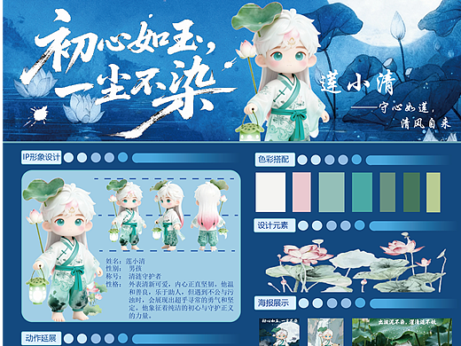 廉洁拟人IP设计