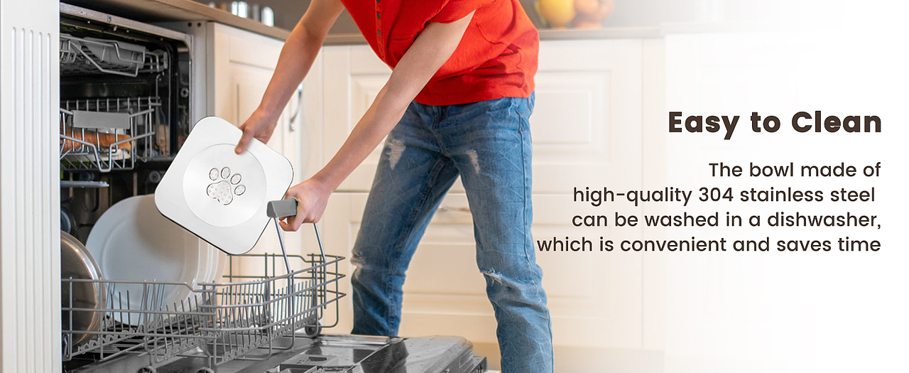 不锈钢方形漂浮水碗