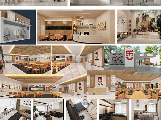 接室内设计图纸效果图表现