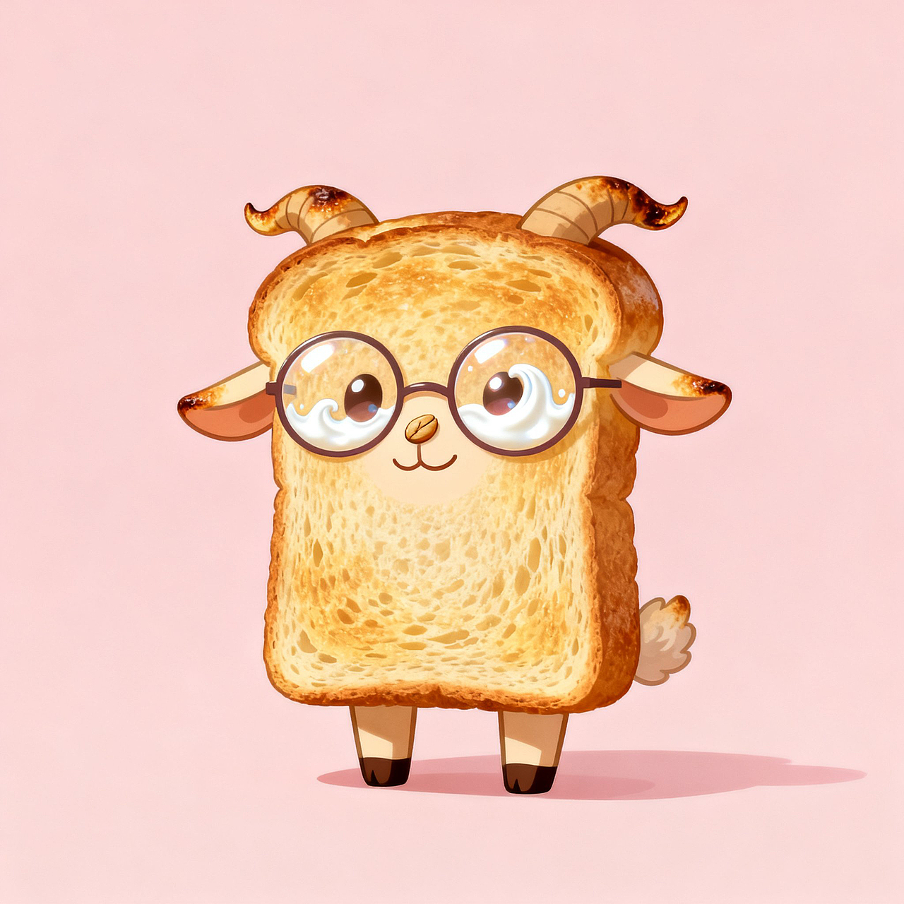 烤面包片世界动物篇：羊羊1.0（图ZMzk5MTA4MzM2） - AI作品 - 站酷设计师AI绘画玩家老温原创素材 - 站酷ZCOOL