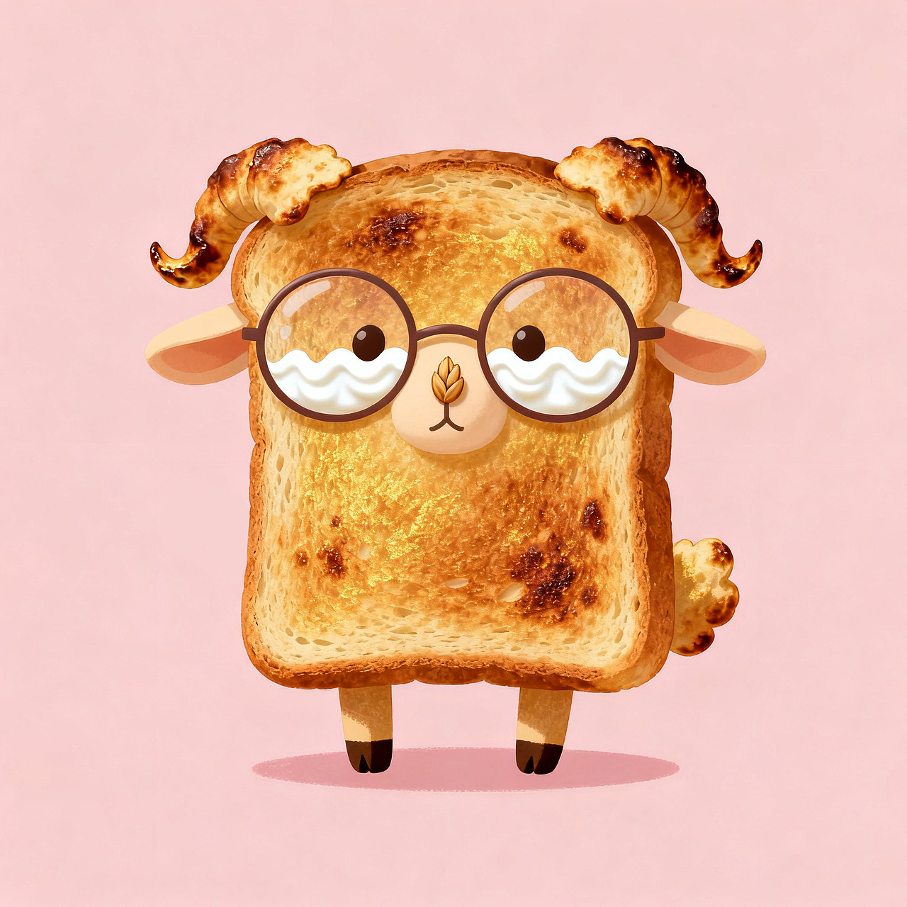 烤面包片世界动物篇：羊羊1.0（图ZMzk5MTA4MzQ0） - AI作品 - 站酷设计师AI绘画玩家老温原创素材 - 站酷ZCOOL