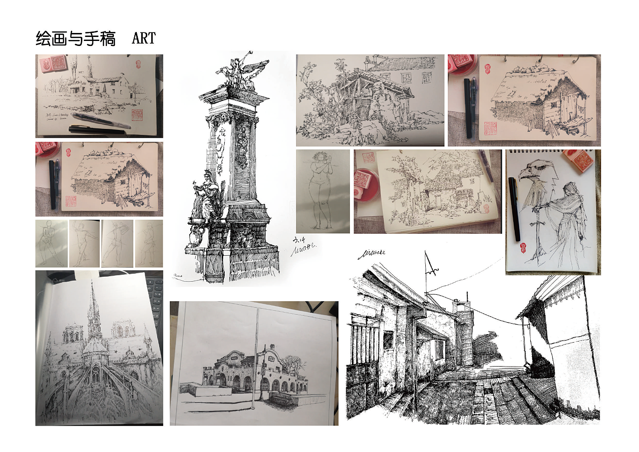 原专业在校期间作品部分展示（图ZMzk5MTE5MjYw） - 建筑设计 - 站酷设计师Jyn设计原创素材 - 站酷ZCOOL