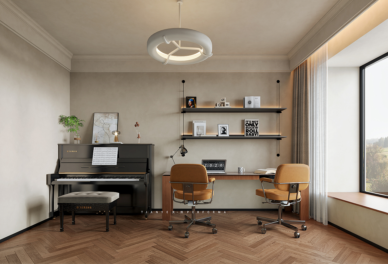 现代中古风（图ZMzk5MTI4NjEy） - 家装设计 - 站酷设计师天烨设计原创素材 - 站酷ZCOOL