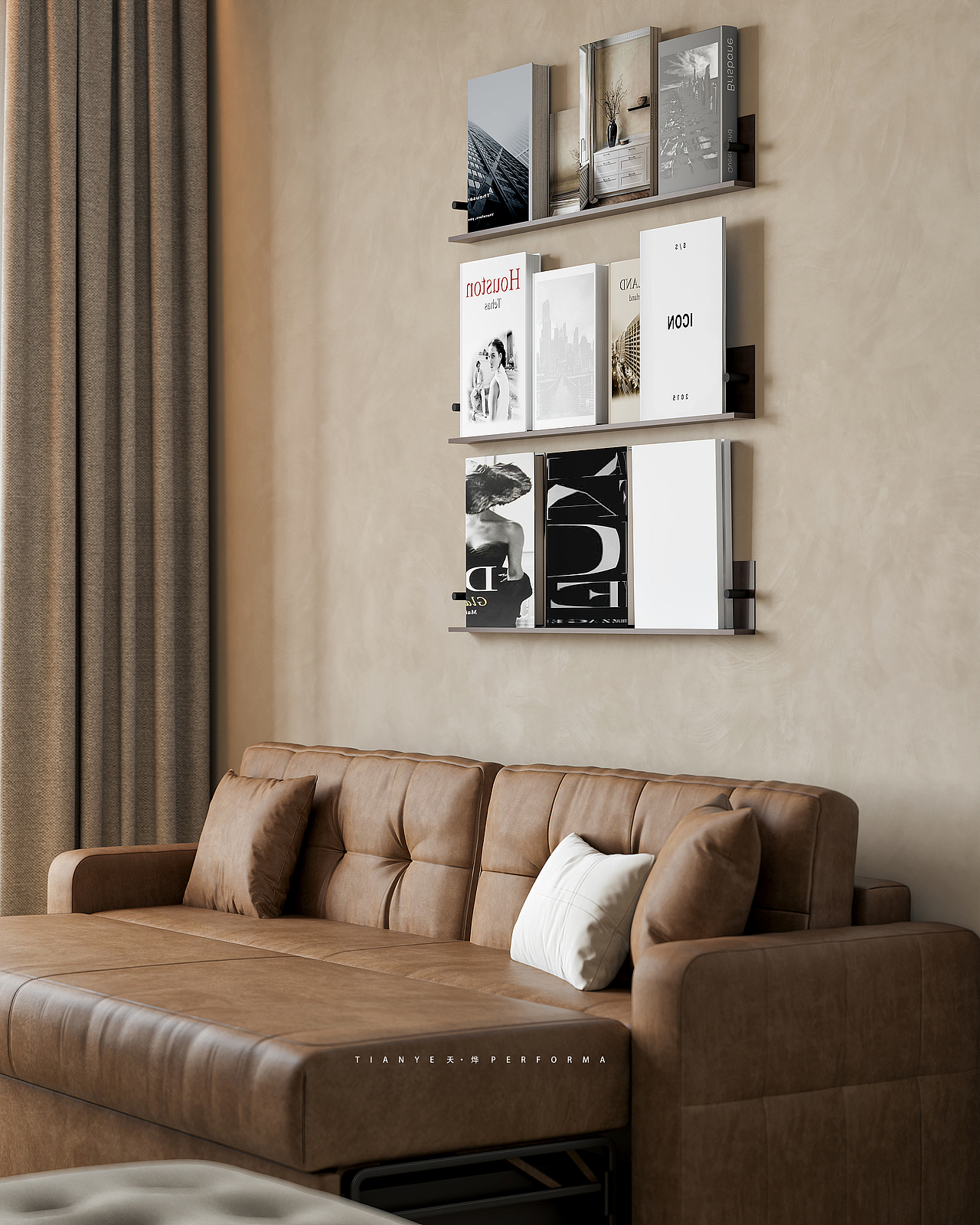 现代中古风（图ZMzk5MTI4NTk2） - 家装设计 - 站酷设计师天烨设计原创素材 - 站酷ZCOOL